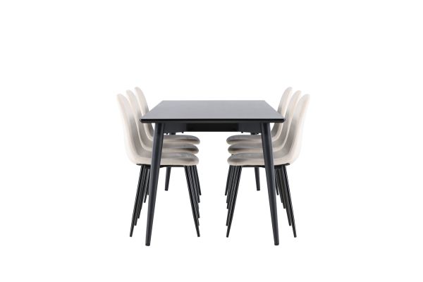 Imagine Ellis Dining Table with Polar Dining Chair