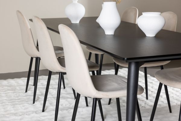 Imagine Ellis Dining Table with Polar Dining Chair