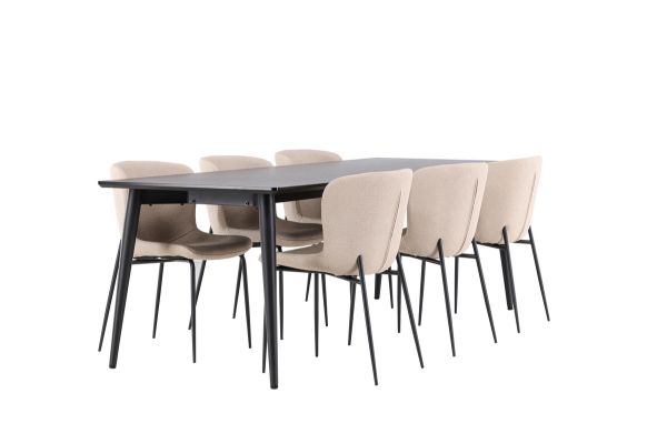 Imagine Ellis Dining Table with Modesto Dining Chair