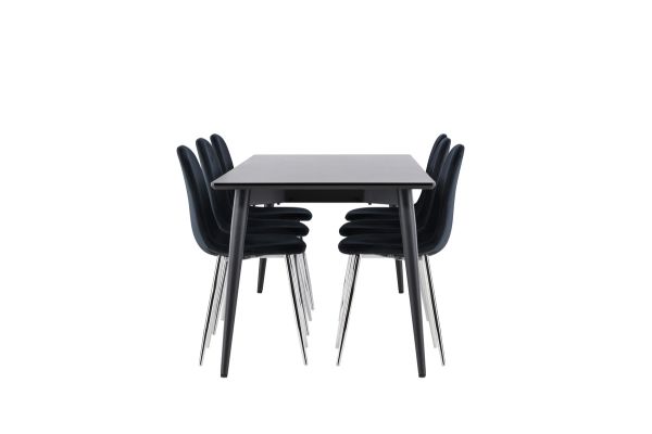 Imagine Ellis Dining Table with Polar Dining Chair