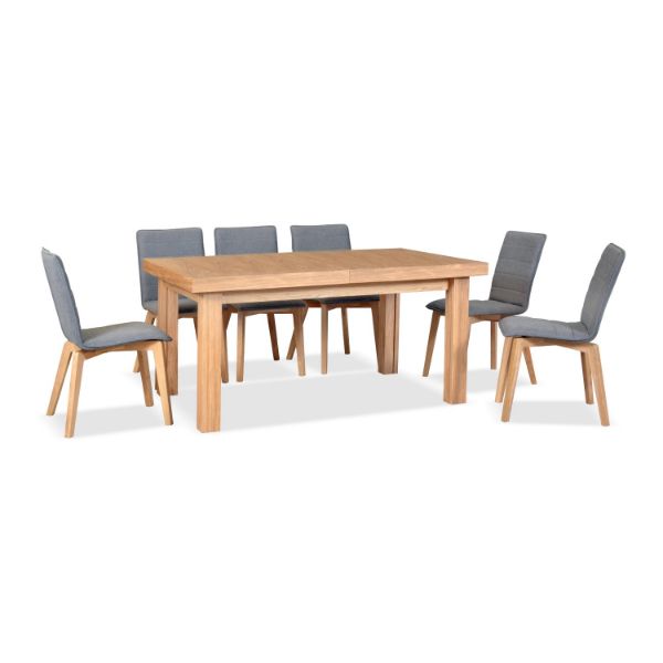 Masa dining extensibila 160/410 cm stejar natur Anna 