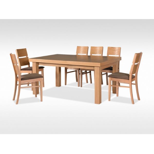 Masa dining extensibila 260/560 cm stejar natur Anna