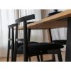 Scaun dining tapitat negru Orio