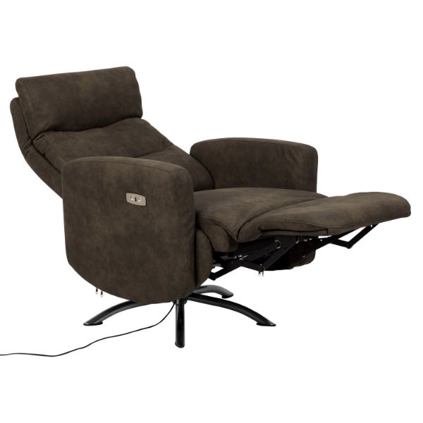 Fotoliu recliner electric antracit Kamares