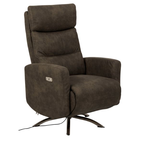 Fotoliu recliner electric antracit Kamares