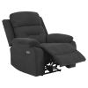 Fotoliu recliner electric gri inchis Vansbro