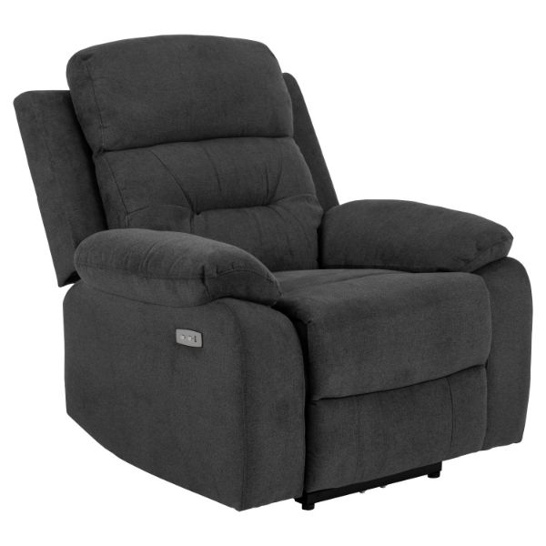 Fotoliu recliner electric gri inchis Vansbro