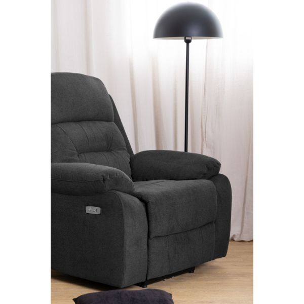 Fotoliu recliner electric gri inchis Vansbro