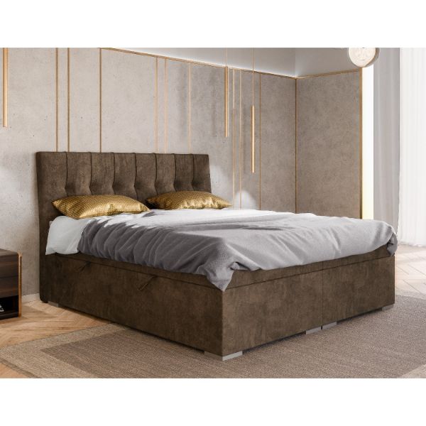 Pat tapitat boxspring 140 x 200 maro Daily