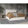 Pat boxspring 160 x 200 cm bej deschis Glamour