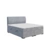 Pat boxspring 160 x 200 cm gri deschis Sandi