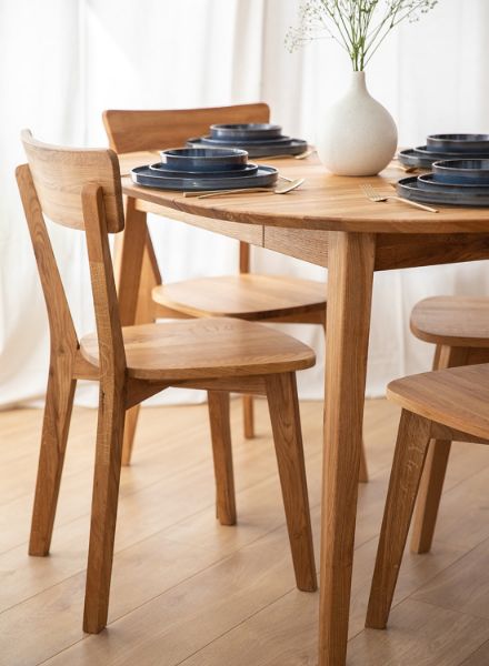 scaun dining stejar masiv