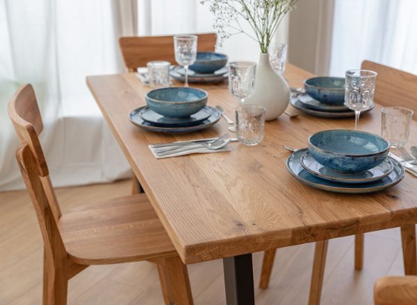 scaun dining stejar masiv