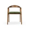 Scaun dining verde olive/nuc Alen