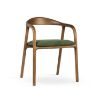 Scaun dining verde olive/nuc Alen