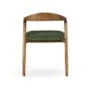 Scaun dining verde olive/nuc Alen