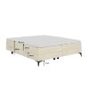 	Pat tapitat boxspring 180 x 200 cm ivoire Simplu Low