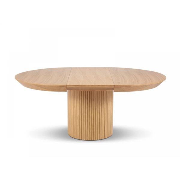 Masa rotunda extensibila 130/180 cm stejar Rond