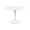 	Masa dining rotunda 110 cm alb Ibiza