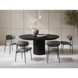 	Masa rotunda extensibila 130/180 cm stejar Rond