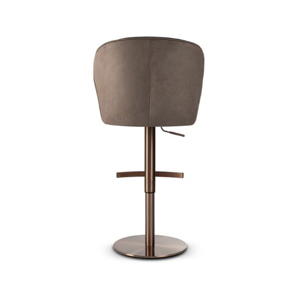 	Scaun bar pivotant piston bej/auriu rose Aniel