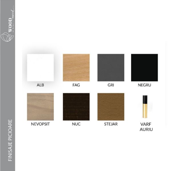 Scaun tapitat bej/negru Aniel Pro