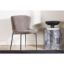 	Scaun dining tapitat gri/negru Modesto