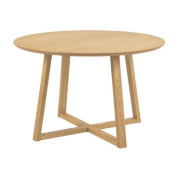 Masa rotunda 120 cm stejar natur Malika