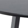 Masa rotunda 120 cm neagra Malika