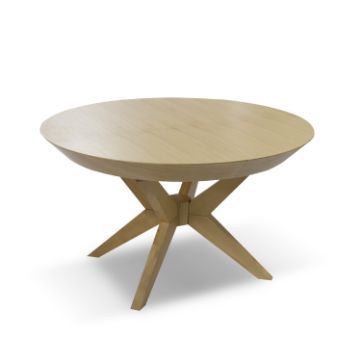 Masa rotunda extensibila 120/220 cm stejar Anton