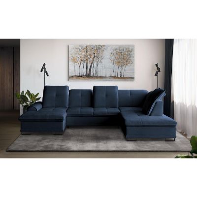 	Coltar extensibil forma U albastru inchis Boss