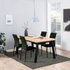 Masa dining fixa 180 cm stejar natur/negru Brighton
