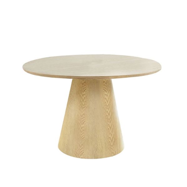 Masa rotunda fixa 120 cm natur Bodil