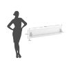 Set de 2 etajere gri/pin Eliza