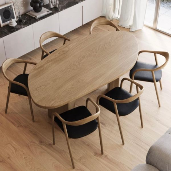 	Scaun dining verde olive/nuc Alen