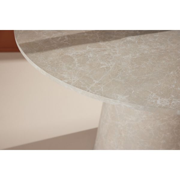 Masa rotunda 120 cm marmura bej Lanzo