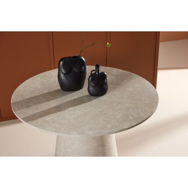 Masa rotunda 120 cm marmura bej Lanzo