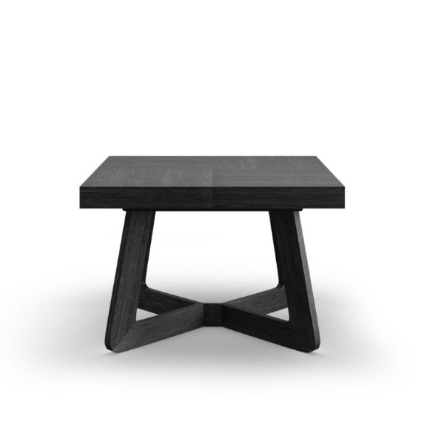 Masa extensibila 130/230 cm, negru, Cora