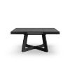 Masa extensibila 130/230 cm, negru, Cora