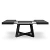 Masa extensibila 130/230 cm, negru, Cora