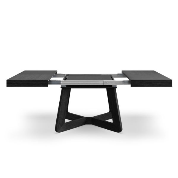 Masa extensibila 130/230 cm, negru, Cora