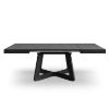 Masa extensibila 130/230 cm, negru, Cora
