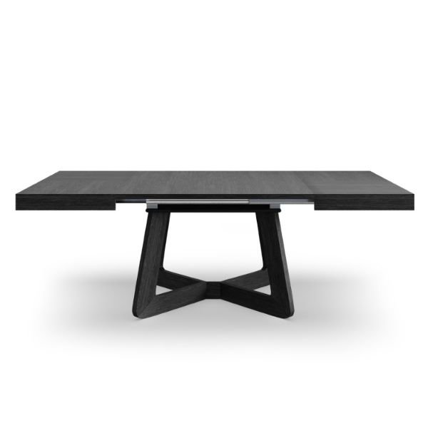 Masa extensibila 130/230 cm, negru, Cora
