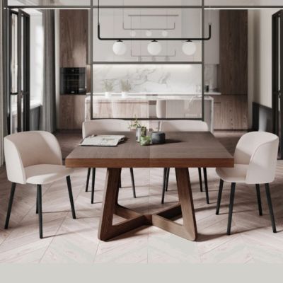Masa extensibila 130/230 cm stejar afumat Cora