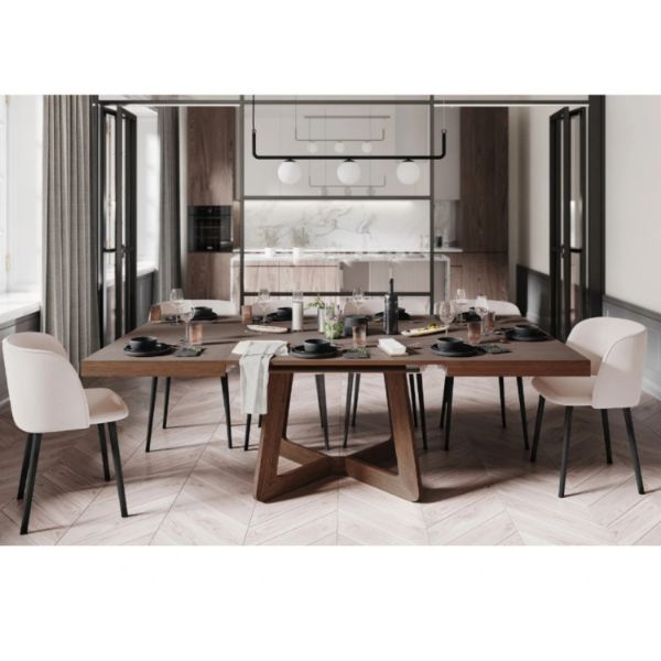 Masa extensibila 130/230 cm stejar afumat Cora