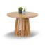 Masa rotunda extensibila 110/210 cm stejar Caroline