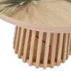 Masa rotunda extensibila 110/210 cm stejar Caroline