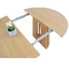 Masa rotunda extensibila 110/210 cm stejar Caroline
