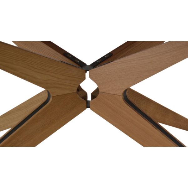 Masa ovala extensibila 160/260cm stejar Chiara