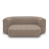 Canapea extensibila 3 locuri taupe gri Moon
